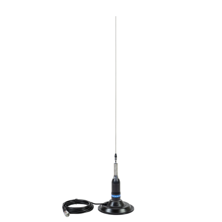 Pachet antena CB PNI ML180 lungime 194 cm, 26-30MHz, 1000W si baza magnetica PNI 145/PL [4]
