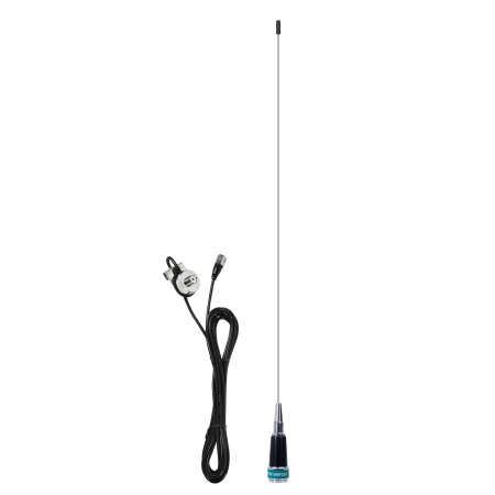Import - Pachet Antena PNI VHF285 pentru taxi 134-174MHz si Suport montaj antena PNI T941 pe portbagaj