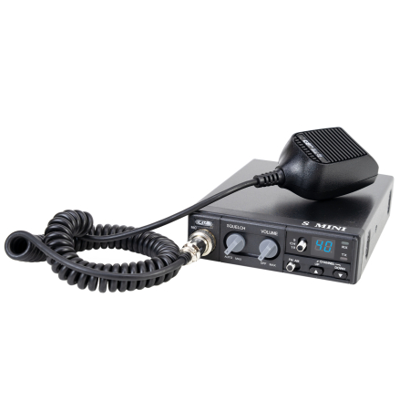 Pachet Statie radio CB CRT S Mini Dual Voltage 12/24V 4W + Antena CB PNI ML29 [6]