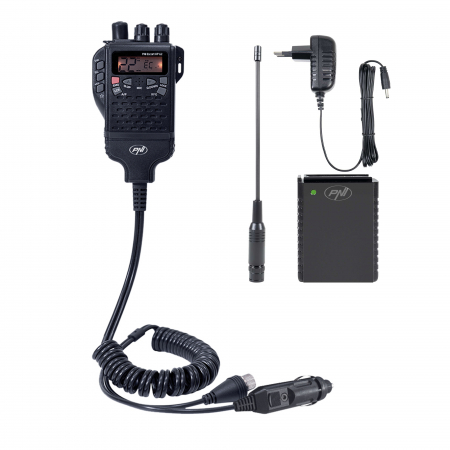 Statie  Radio - Pachet Statie radio CB PNI Escort HP 62 si Kit accesorii PNI PB-HP62 Li-Ion 1500 mAh baterie reincarcabila inclusa
