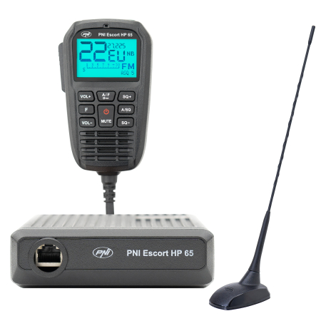 Electronice si electrice auto - Pachet statie radio CB PNI Escort HP 65 ASQ si Antena CB PNI Extra 48