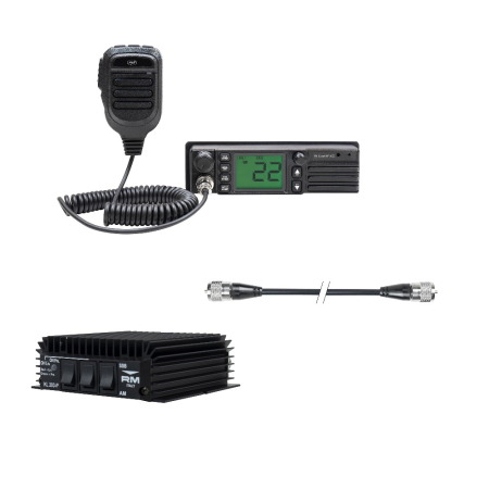 Pachet statie radio CB PNI Escort HP 9500, amplificator RX-TX KL203P, AM-FM-SSB, 100W, 12V si cablu PNI R50 [7]