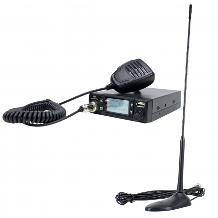 Pachet Statie radio CB PNI Escort HP 9700 USB si Antena CB PNI Extra 45 cu baza magnetica [7]
