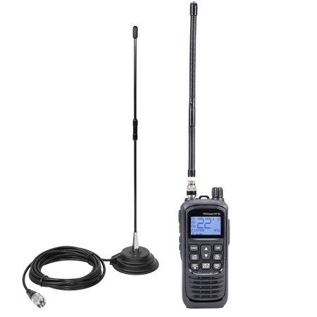 Pachet statie radio CB portabila PNI Escort HP 92 multi standard 4W, 12-24V AM-FM cu antena CB PNI Extra 40 cu magnet [8]