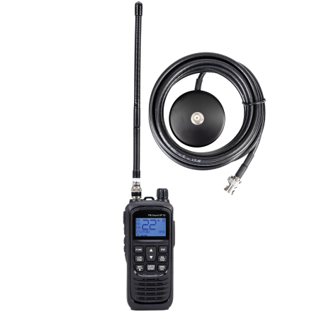Pachet statie radio CB portabila PNI Escort HP 92 multi standard 4W, 12-24V AM-FM cu baza magnetica BNC [10]