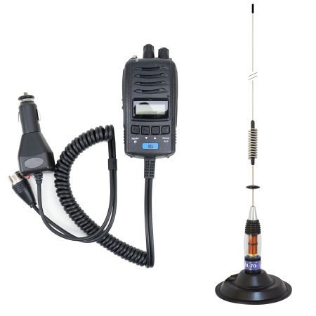 Electronice si electrice auto - Pachet statie radio CB TTi TCB-H100 12V/24V, Roger Beep si antena CB PNI ML70 cu magnet inclus