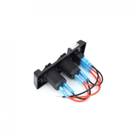 Panou intrerupator cu mufa bricheta si USB 12V [1]
