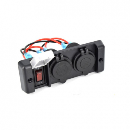 Panou intrerupatore Priza - Panou intrerupator cu mufa bricheta si USB 12V