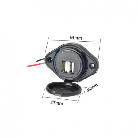 Panou mufa USB 4,8A si siguranta [3]