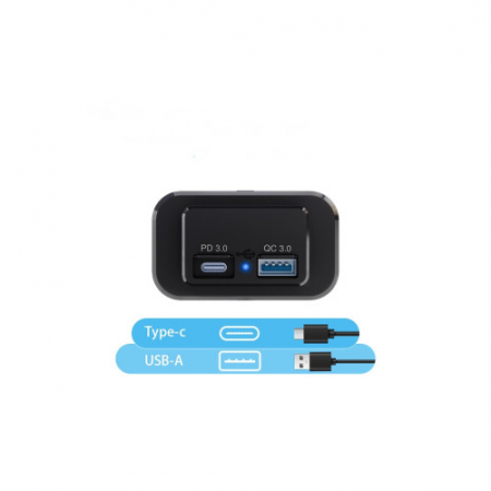Panou mufa USB QC3.0 + PD [1]