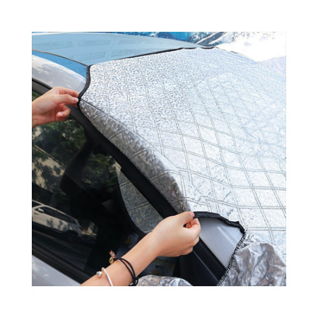Parasolar exterior auto iarna vara cu protectie oglinzi laterale reflectorizante 145 x 113 cm [2]