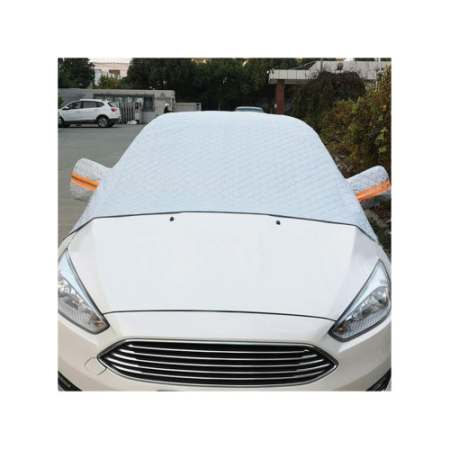 Parasolare auto - Parasolar exterior iarna vara cu protectie oglinzi, geamuri fata laterale si capota 234x144cm Cod: CST-234144