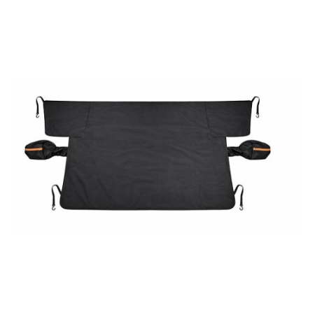 Parasolare auto - Parasolar exterior iarna vara cu protectie oglinzi si geamuri fata laterale 260x114cm