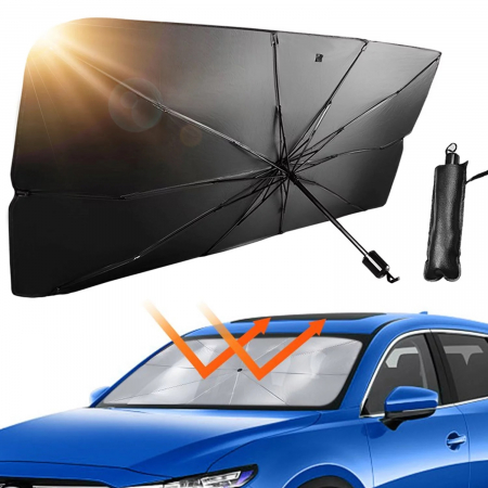 Noutati Real Auto - Parasolar umbrela pentru parbrizul masinii 130cm X 69cm