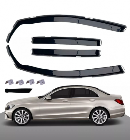 Mercedes - Paravanturi fata-spate, fumurii compatibile Mercedes C-Class W205 (2015-2020) sedan
