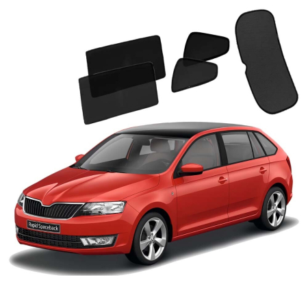 Perdelute auto - Perdele Auto Interior compatibile Skoda Rapid Spaceback 2017->