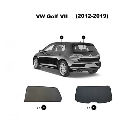 Perdelute auto - Perdele interior VW Golf 7 hatchback (2012->2019)