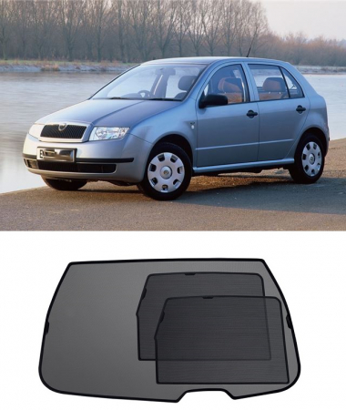 Perdelute auto - Perdelute geamuri interior SKODA Fabia 1999 - 2007 Hatchback