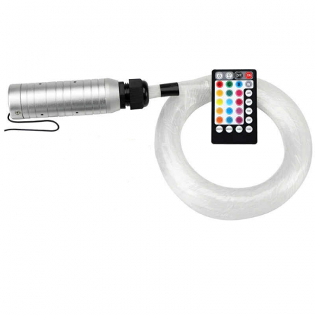 Kit fibra optica plafon instelat RGB cu telecomanda 75mm 200 fire 2 metri 12V [2]