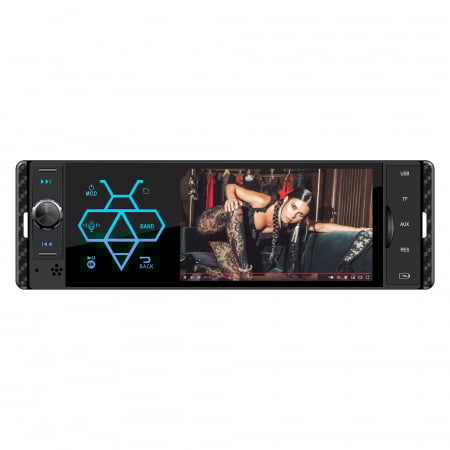 Electronice si electrice auto - Player auto  MP5 1DIN display 4 inch 50Wx4, Bluetooth, radio FM, Carplay, functie RDS
