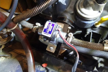 Pompa alimentare electrica universala 12V, L 130mm, fi 8mm pentru motorina/benzina, EP-500-0 [4]