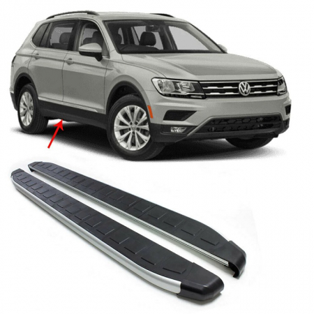 Praguri auto - Praguri + sistem de prindere dedicat VW Tiguan II 2016-2020