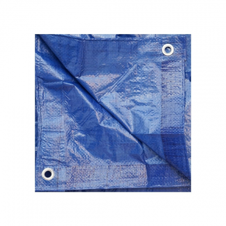 Prelata cu ochiuri de prindere 80g/m2 albastra 4mx6m [1]