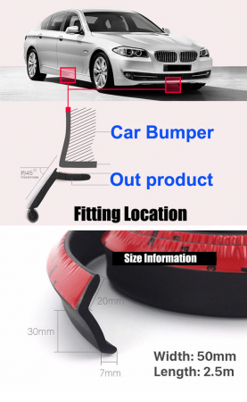 Prelungire bara din cauciuc - CARBON [1]