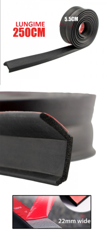 Prelungire bara din cauciuc - NEGRU [3]