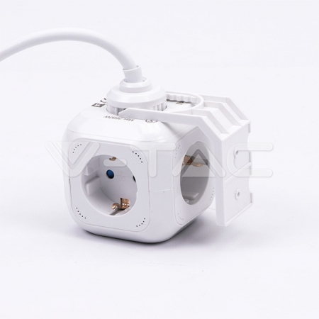 Priză 4 Circuite și Mufă USB Cubică 3G 1.55mm x 1.4m [2]