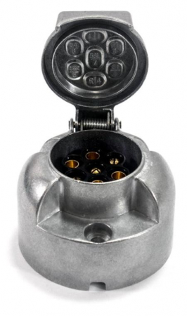 Priza remorca 7 pini cu capac aluminiu [1]