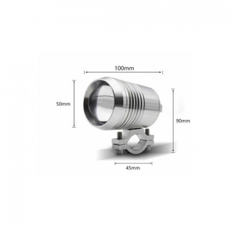 Proiector led, 2400 lumeni 10 W lupa si stroboscop, rezistent la apa [3]