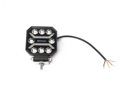 Proiector LED  27W 12V - 24V alb și galben portocaliu E-mark E9 [4]