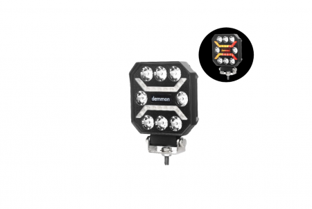 Electronice si electrice auto - Proiector LED 27W 12V - 24V lumina alba-galben-rosu  E-mark E9