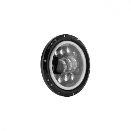 Import - Proiector LED 7 inch 2 faze , lumina de zi DRL si semnalizare compatibil Jeep 12V
