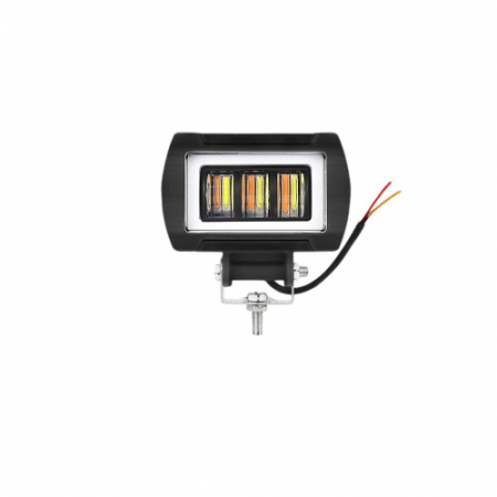 Electronice si electrice auto - Proiector LED cu angel eyes DRL alb 1000lm
