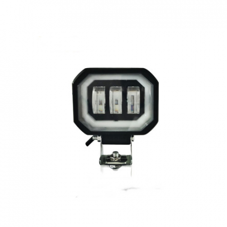 Electronice si electrice auto - Proiector LED cu angel eyes DRL alb 1500lm 30W 12V-24V