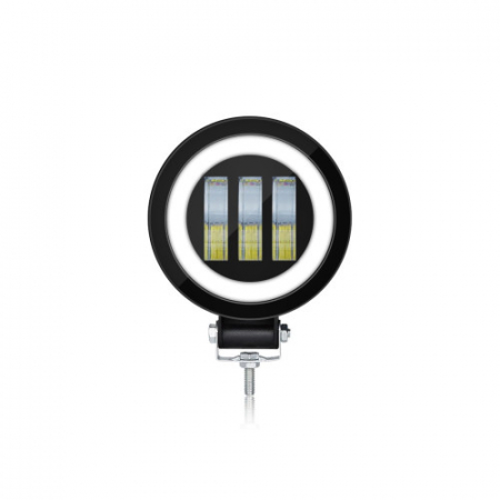 Electronice si electrice auto - Proiector LED cu Angel Eyes DRL lumina alba 30W