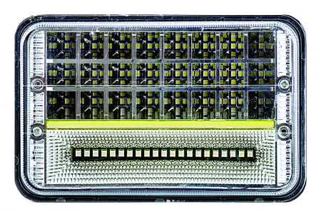 Proiectoare, lampi si leduri - Proiector LED GD54545NC cu DRL 45W 2 faze 12/24V