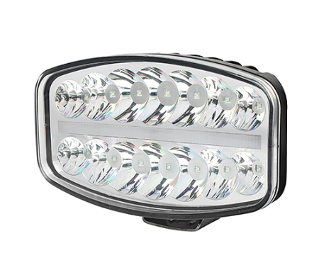 Proiector LED Halogen 10 inch cu DRL alb/portocaliu 12-24V, 80W, 4000 lm, Certificat E9 [2]