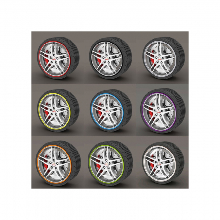 Protectie jante diverse culori - Galben [2]