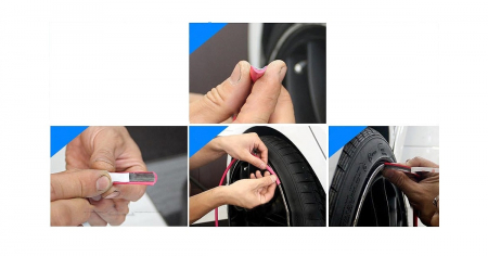 Protectie jante lungime 8m - Verde [2]