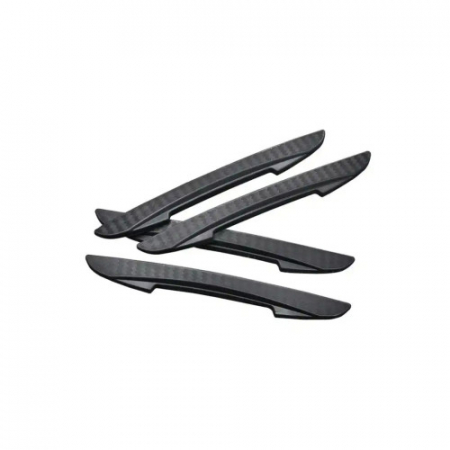 Ornamente auto - Set Protectie usa auto culoare Negru Carbon (4bucati)