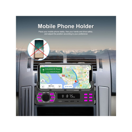 Radio MP3 player 12V cu Bluetooth si suport de telefon [5]
