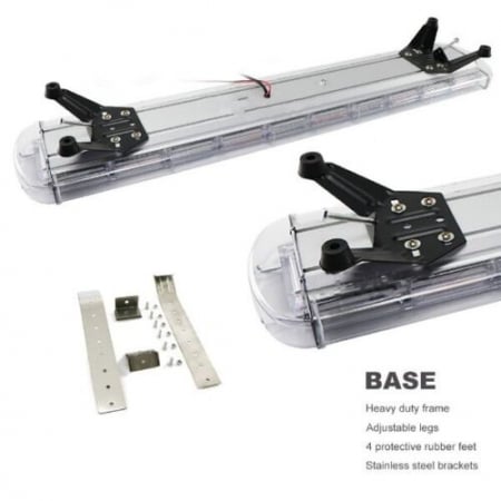 Rampa girofar auto cu led culoare albastra [4]