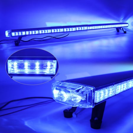 Rampa girofar auto cu led culoare albastra [3]