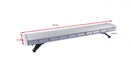 Rampa luminoasa girofar 12-24V cu lumina galben portocaliu 1200x215x130mm [9]