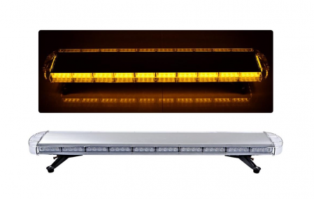 Rampa luminoasa girofar 12-24V cu lumina galben portocaliu 1200x215x130mm [5]