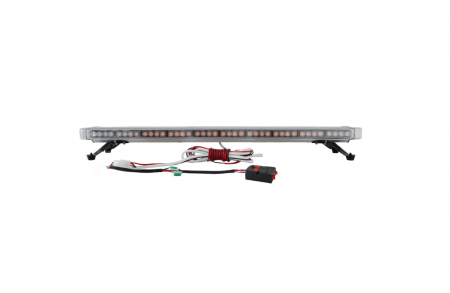 Rampa luminoasa girofar 12-24V cu lumina galben portocaliu 1200x215x130mm [7]