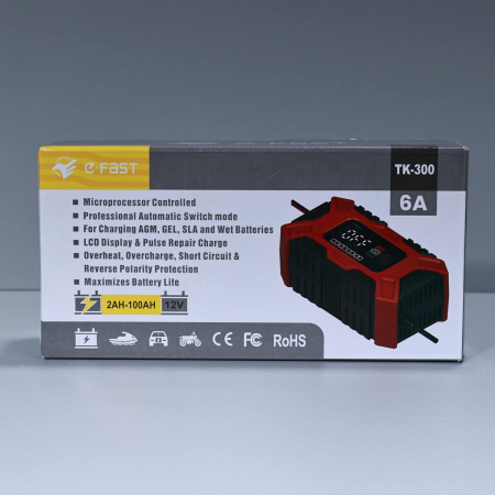 Redresor incarcator auto moto cu ecran LCD, reparare prin impulsuri și moduri de vară/iarnă 12V 6 Amp [9]